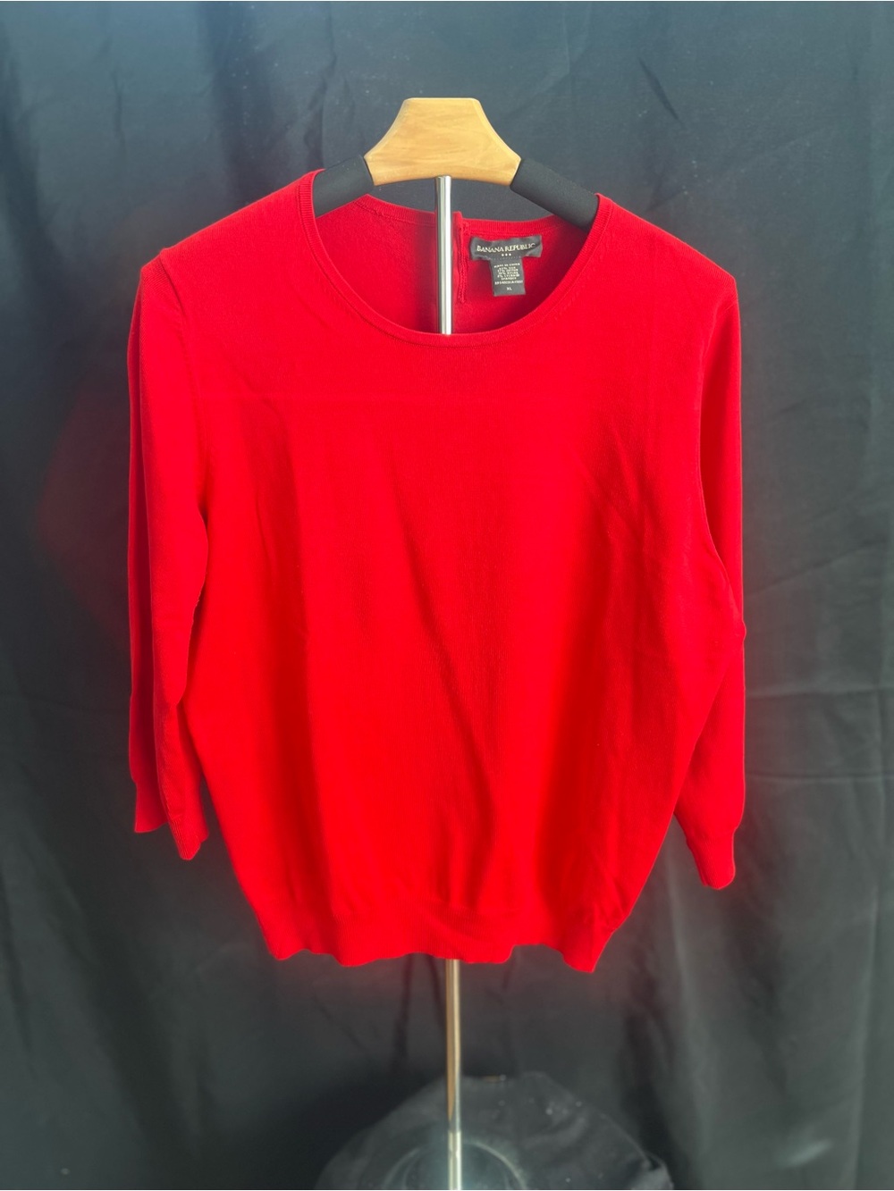 Banana Republic Bright Red Scoop Neck Women's Sweater